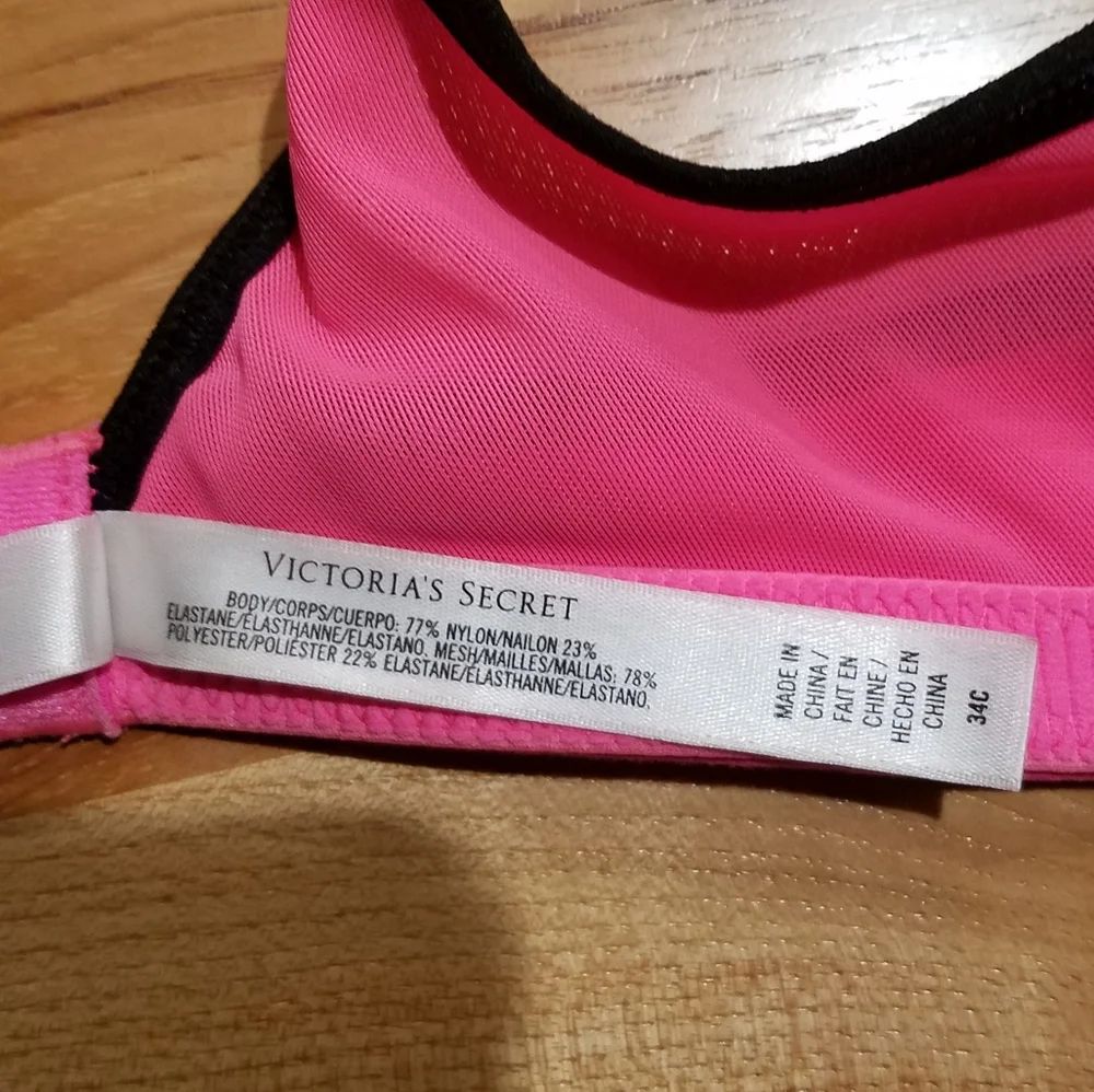 VICTORIA’S SECRET VSX Sport Racerback Sports Bra Size 34C - Picture 4 of 9